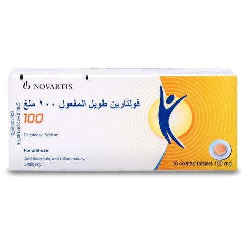 فولتارين 100مجم طويل المفعول 10قرص